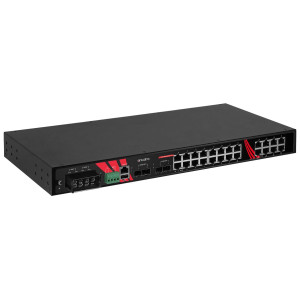 Antaira LMX-2804G-4XS (-T) 28-Port Managed Gigabit Ethernet Switch, four 1G/2.5G/10G SFP+ Slots